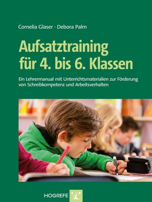 cover image of Aufsatztraining für 4. bis 6. Klassen